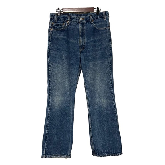 Vintage Levi’s 517 Jeans Bootcut Denim Jeans Blue - Picture 4 of 14